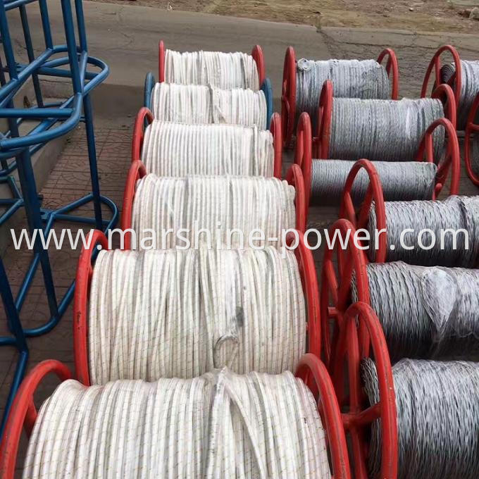 Galvanized Steel Anti Twist Braid Rope for Transmission Line Stringing